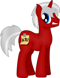 Size: 1629x2131 | Tagged: safe, artist:soulakai41, oc, oc:blank check, pony, unicorn, simple background, solo, transparent background