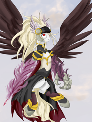 Size: 2304x3072 | Tagged: safe, artist:weird--fish, pony, armor, clothes, ponified, ragnarok online, solo, valkyrie