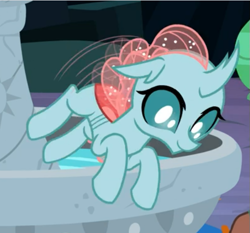 Size: 527x492 | Tagged: safe, screencap, ocellus, uprooted, cropped, cute, diaocelles, flying, smiling, solo