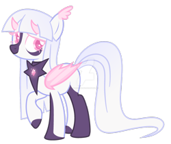 Size: 1600x1341 | Tagged: safe, artist:magicdarkart, oc, bat pony, pony, base used, deviantart watermark, female, horns, mare, obtrusive watermark, simple background, solo, transparent background, watermark