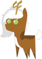 Size: 4673x6592 | Tagged: safe, artist:cosmiceclipsed, oc, oc only, oc:sirpsychojr, deer, pony, pointy ponies, simple background, transparent background