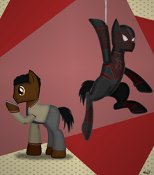 Size: 1192x1350 | Tagged: safe, artist:99999999000, pony, marvel, miles morales, ponified, spider-man