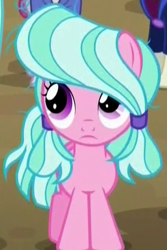 Size: 296x442 | Tagged: safe, screencap, sugar stix, earth pony, pony, brotherhooves social, cropped, female, filly, solo focus