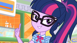 Size: 1366x768 | Tagged: safe, screencap, sci-twi, twilight sparkle, better together, equestria girls, rollercoaster of friendship, female, solo