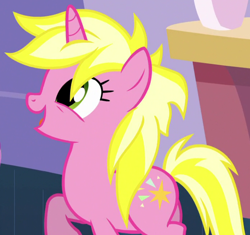 Size: 692x650 | Tagged: safe, screencap, sunshine smiles, pony, unicorn, canterlot boutique, cropped, female, mare, solo