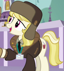 Size: 492x548 | Tagged: safe, screencap, march gustysnows, pony, princess spike (episode), cropped, solo