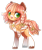 Size: 600x706 | Tagged: safe, artist:cabbage-arts, oc, oc only, oc:baby cakes, pegasus, pony, amputee, braid, braided tail, female, flower, flower in hair, mare, simple background, solo, stump, transparent background