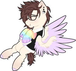 Size: 469x439 | Tagged: safe, artist:sweethearttarot, oc, pegasus, pony, simple background, solo, transparent background