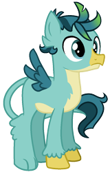 Size: 674x1054 | Tagged: safe, artist:eonionic, oc, oc:gilly, hippogriff, interspecies offspring, magical gay spawn, male, offspring, parent:gallus, parent:sandbar, parents:gallbar, simple background, solo, transparent background