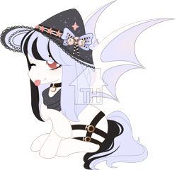 Size: 912x876 | Tagged: safe, artist:sweethearttarot, oc, bat pony, pony, obtrusive watermark, simple background, solo, toyhouse, toyhouse watermark, transparent background, watermark