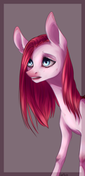 Size: 688x1427 | Tagged: safe, artist:weird--fish, pinkie pie, earth pony, pony, pinkamena diane pie, solo