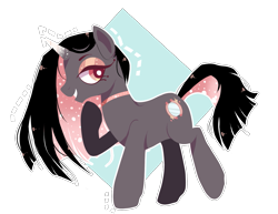 Size: 1317x1017 | Tagged: safe, artist:peachesandcreamated, oc, oc only, oc:lulu, pony, unicorn, ethereal mane, female, grin, horn, mare, raised hoof, simple background, smiling, solo, starry mane, transparent background, unicorn oc