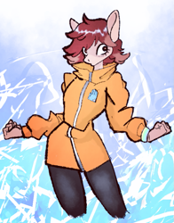 Size: 649x827 | Tagged: safe, artist:pantheracantus, oc, oc only, anthro, clothes, digital art, femboy, hoodie, jeans, male, pants