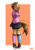 Size: 2893x4092 | Tagged: safe, artist:koizumisho, oc, oc only, oc:dawnsong, anthro, earth pony, plantigrade anthro, anthro oc, blushing, clothes, collar, cute, female, glasses, mare, miniskirt, moe, ocbetes, orange background, pleated skirt, shirt, shoes, simple background, skirt, sneakers, socks, solo, white background, ych result