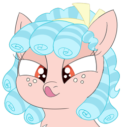 Size: 800x800 | Tagged: safe, artist:poniidesu, cozy glow, pegasus, pony, cozybetes, curly mane, cute, female, filly, freckles, mlem, silly, simple background, solo, tongue out, transparent background