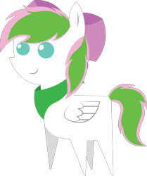 Size: 4831x5788 | Tagged: safe, artist:cosmiceclipsed, oc, oc only, oc:star tracer, pegasus, pony, bandana, bow, clothes, pointy ponies