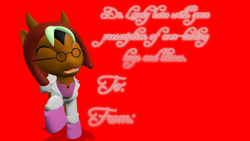 Size: 1920x1080 | Tagged: safe, artist:soad24k, oc, oc:duncan, earth pony, pony, 3d, clothes, femboy, gmod, holiday, male, outfit, text, valentine's day, valentine's day card