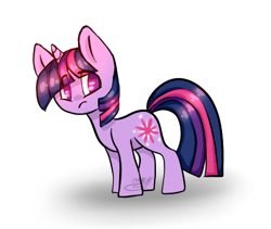 Size: 493x416 | Tagged: safe, artist:vikuskaal, twilight sparkle, unicorn twilight, pony, unicorn, chibi, female, mare, solo, transparent background