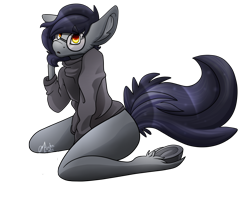 Size: 3600x3000 | Tagged: safe, artist:artsbymilky, oc, oc:aubade, anthro, earth pony, glasses, thighs