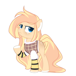 Size: 2000x2000 | Tagged: safe, artist:takan0, oc, oc only, earth pony, pony, clothes, female, high res, mare, shirt, simple background, solo, sweater vest, transparent background