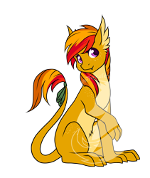 Size: 1887x2241 | Tagged: safe, artist:fuyusfox, oc, oc only, oc:mulled cider, dracony, dragon, hybrid, pony, cute, ear fluff, female, interspecies offspring, ocbetes, offspring, parent:applejack, parent:spike, parents:applespike, simple background, sitting, solo, transparent background, watermark