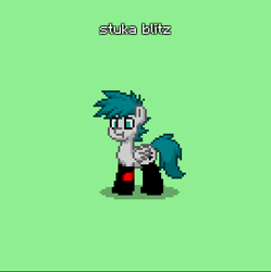 Size: 395x397 | Tagged: safe, derpibooru import, oc, oc:stuka blitz, pony, pony town