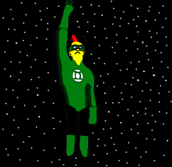 Size: 684x664 | Tagged: safe, artist:buttsuckintin, oc, oc:dasher, human, dc comics, green lantern, humanized, humanized oc, solo, space