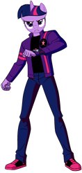 Size: 310x655 | Tagged: safe, edit, twilight sparkle, human, ben 10, ben tennyson, converse, female, humanized, recolor, shoes, simple background, solo, tara strong, transparent background, ultimatrix, voice actor joke