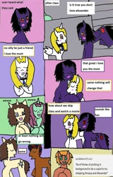 Size: 1125x1754 | Tagged: safe, artist:ask-luciavampire, oc, earth pony, pony, unicorn, vampire, vampony, ask, tumblr, tumblr:ask-ponys-university