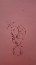 Size: 747x1328 | Tagged: safe, artist:moonlightdisney5, pony, :p, bat wings, doodle, pony town, solo, tongue out, wings