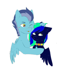 Size: 1035x1158 | Tagged: safe, artist:faeguku, oc, oc:crispy, oc:moonstone mark, pony