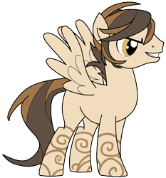 Size: 863x926 | Tagged: safe, artist:didgereethebrony, oc, oc:bronze filigree, pegasus, pony, base used, simple background, solo, trace, transparent background