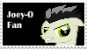 Size: 99x56 | Tagged: safe, artist:pony-o bros., artist:superstaredge96, oc, oc only, oc:joey-o, pegasus, pony, deviantart stamp, male, picture for breezies, solo, stallion, stamp