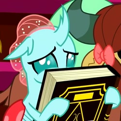 Size: 723x719 | Tagged: safe, screencap, ocellus, yona, a matter of principals, book, cropped, cute, diaocelles, scary