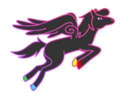 Size: 1925x1517 | Tagged: safe, artist:jerick, oc, pony, neon, neon pegasus, parry gripp