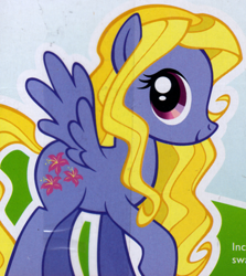 Size: 395x442 | Tagged: safe, lily blossom, pegasus, pony, g4, box art, female, mare, official art, solo