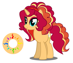 Size: 821x700 | Tagged: safe, artist:flash equestria photography, oc, oc only, oc:summer solstice, pony, unicorn, cutie mark, magical lesbian spawn, offspring, parent:adagio dazzle, parent:sunset shimmer, parents:sunsagio, solo, unicorn oc