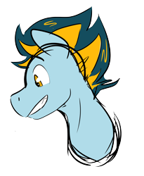 Size: 1836x2240 | Tagged: safe, artist:peachy-pudding, oc, oc only, oc:cauldroy waters, grin, male, simple background, smiling, solo, stallion, transparent background