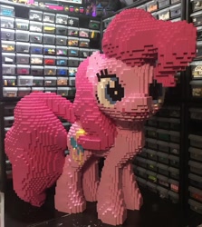 Size: 1829x2047 | Tagged: safe, artist:mc_survival_man, pinkie pie, pony, irl, lego, photo, solo