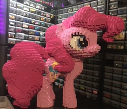 Size: 2048x1761 | Tagged: safe, artist:mc_survival_man, pinkie pie, pony, irl, lego, photo, solo