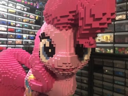 Size: 2048x1536 | Tagged: safe, artist:mc_survival_man, pinkie pie, pony, irl, lego, photo, solo