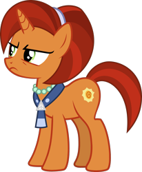 Size: 2467x3000 | Tagged: safe, artist:семена мертвых, edit, editor:slayerbvc, stellar flare, pony, unicorn, the parent map, clothes, female, jewelry, mare, necklace, pearl necklace, scarf, simple background, sockless stellar flare, solo, transparent background, vector, vector edit