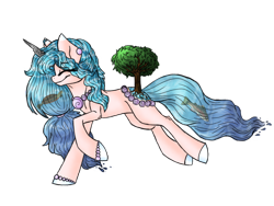 Size: 2048x1536 | Tagged: safe, artist:melonseed11, oc, oc:shimmering lakes, original species, pond pony, female, simple background, solo, transparent background