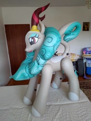 Size: 774x1032 | Tagged: safe, rain shine, kirin, pony, unicorn, bootleg, female, hongyi, inflatable, inflatable toy, mare, my little pony