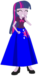 Size: 288x540 | Tagged: safe, artist:cartoonmasterv3, twilight sparkle, twilight sparkle (alicorn), alicorn, equestria girls, base used, clothes, long skirt, skirt, solo