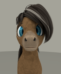 Size: 2032x2438 | Tagged: safe, artist:gammahoof, oc, oc only, oc:cinnamon spice, earth pony, pony, 3d, blender, blender cycles, female, solo