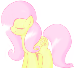 Size: 8200x7559 | Tagged: safe, artist:interrupter, fluttershy, pegasus, pony, simple background, solo