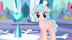 Size: 1280x720 | Tagged: safe, artist:darkgloones, cozy glow, pegasus, pony, cozybetes, crystal empire, crystal heart, cute, older, older cozy glow, youtube link