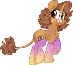 Size: 806x718 | Tagged: safe, artist:maximumbark, oc, pony, unicorn, brown eyes, clothes, cute, cutie mark, female, freckles, mare, simple background, smiling, smiling at you, socks, solo, tongue out, transparent background, underhoof