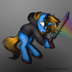 Size: 1885x1885 | Tagged: safe, artist:darklight1315, oc, pony, unicorn, solo